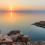 Sunset over the Dead Sea