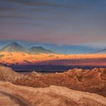 Sunset over Valley of the Moon, San Pedro de Atacama, Chile